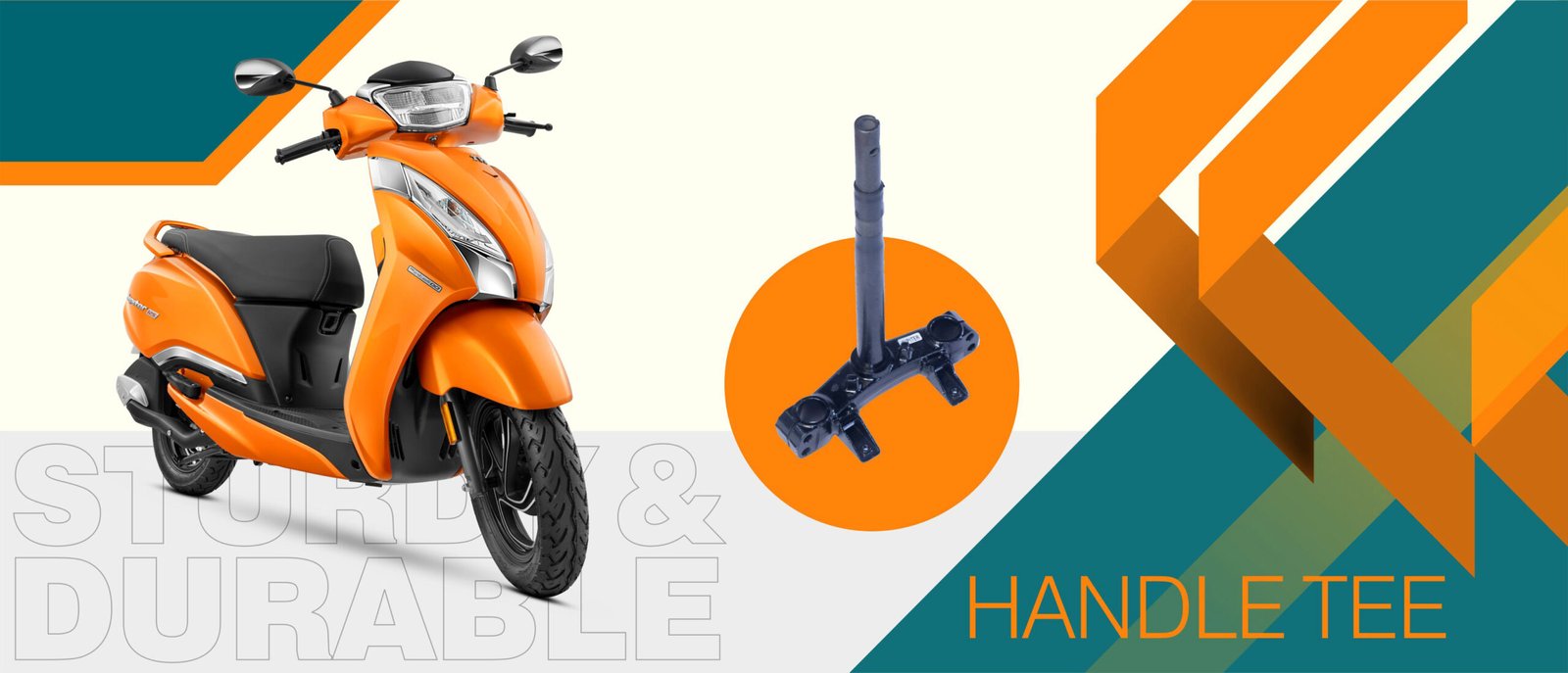 HANDLE TEE FOR MOTORCYCLES (2 WHEELERS)